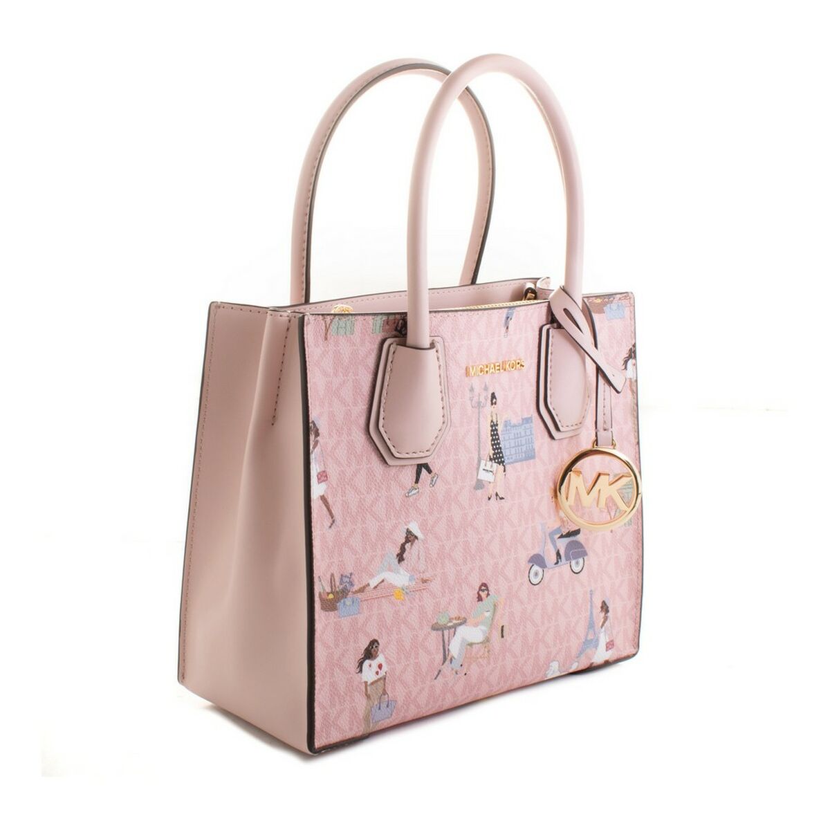 Women's Handbag Michael Kors 35S2G5CM2V-DK-PWBLSH-ML Pink 22 x 19 x 9