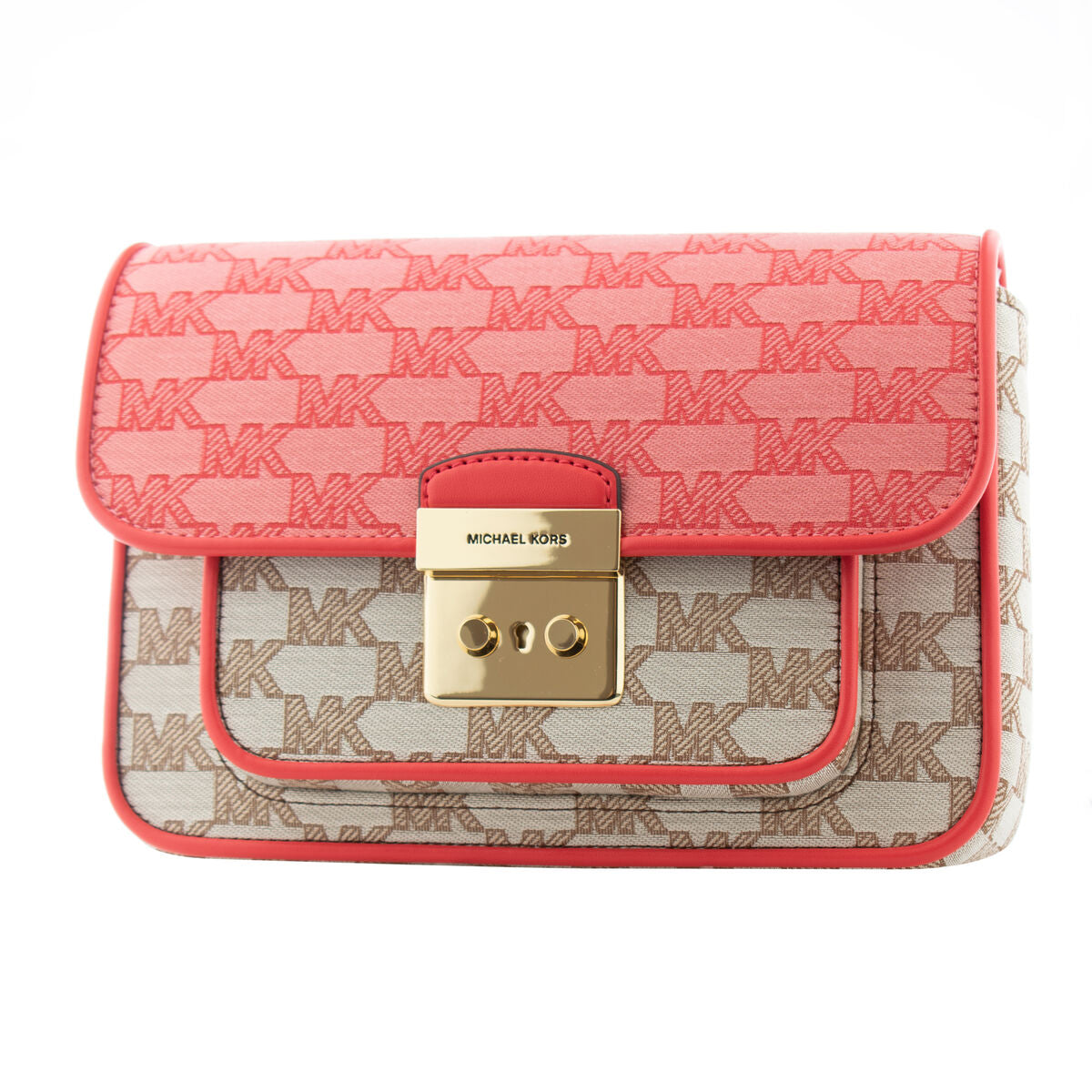 Women's Handbag Michael Kors 35T2GS9M2J-GRAPFRUT-MLT Pink 22 x 18 x 6