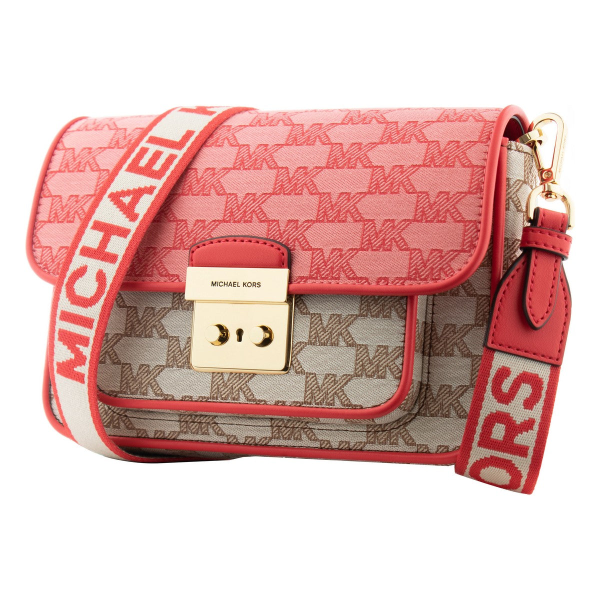 Women's Handbag Michael Kors 35T2GS9M2J-GRAPFRUT-MLT Pink 22 x 18 x 6