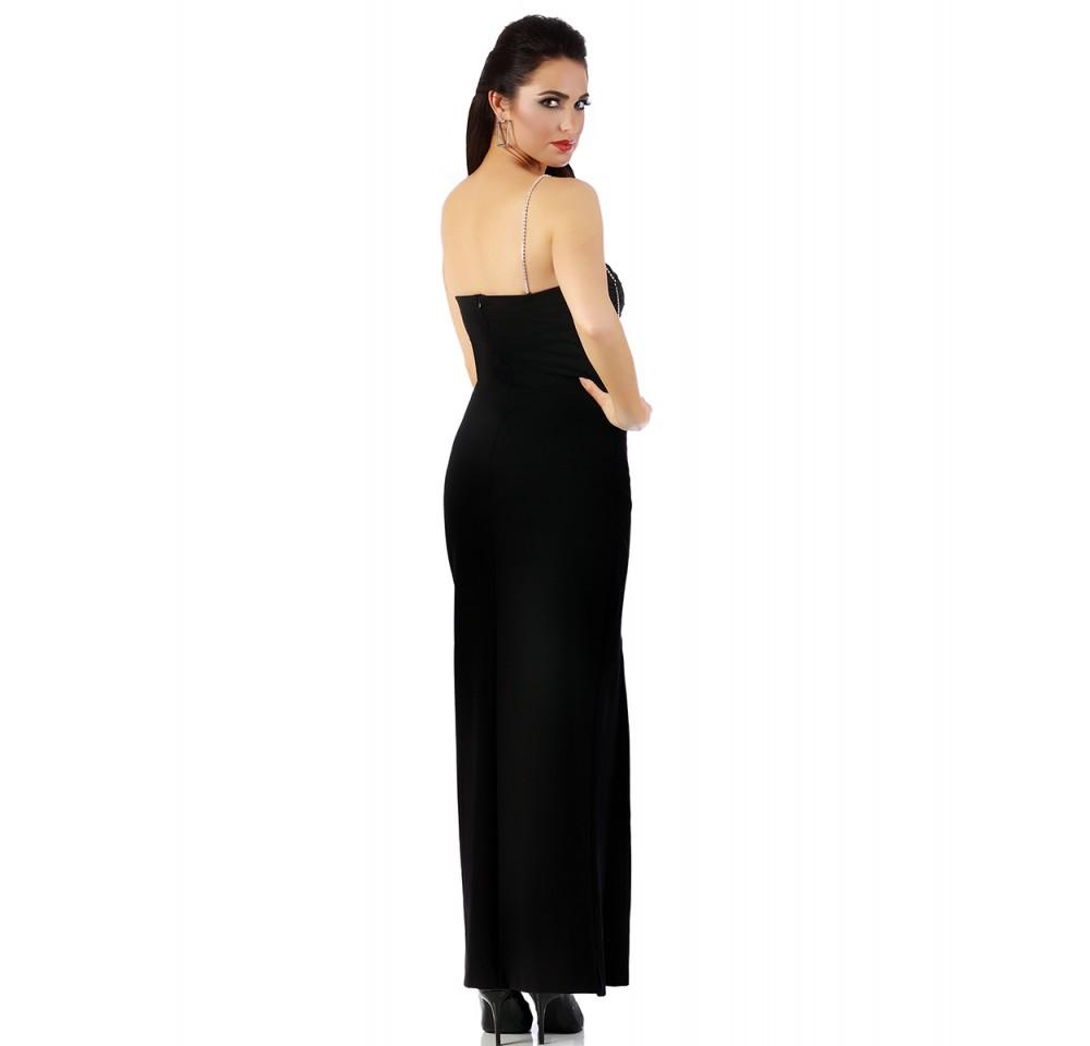InstantFigure Long Dress Rhinestone Strap 168250