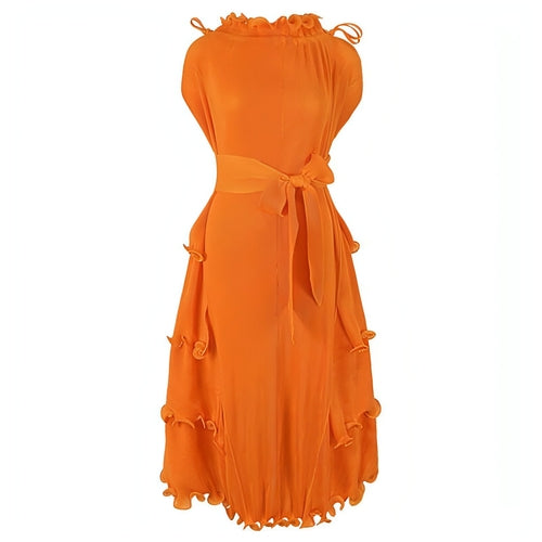 A1. Autumn Short Sleeve Pleated Design Affordable Luxury Fashion