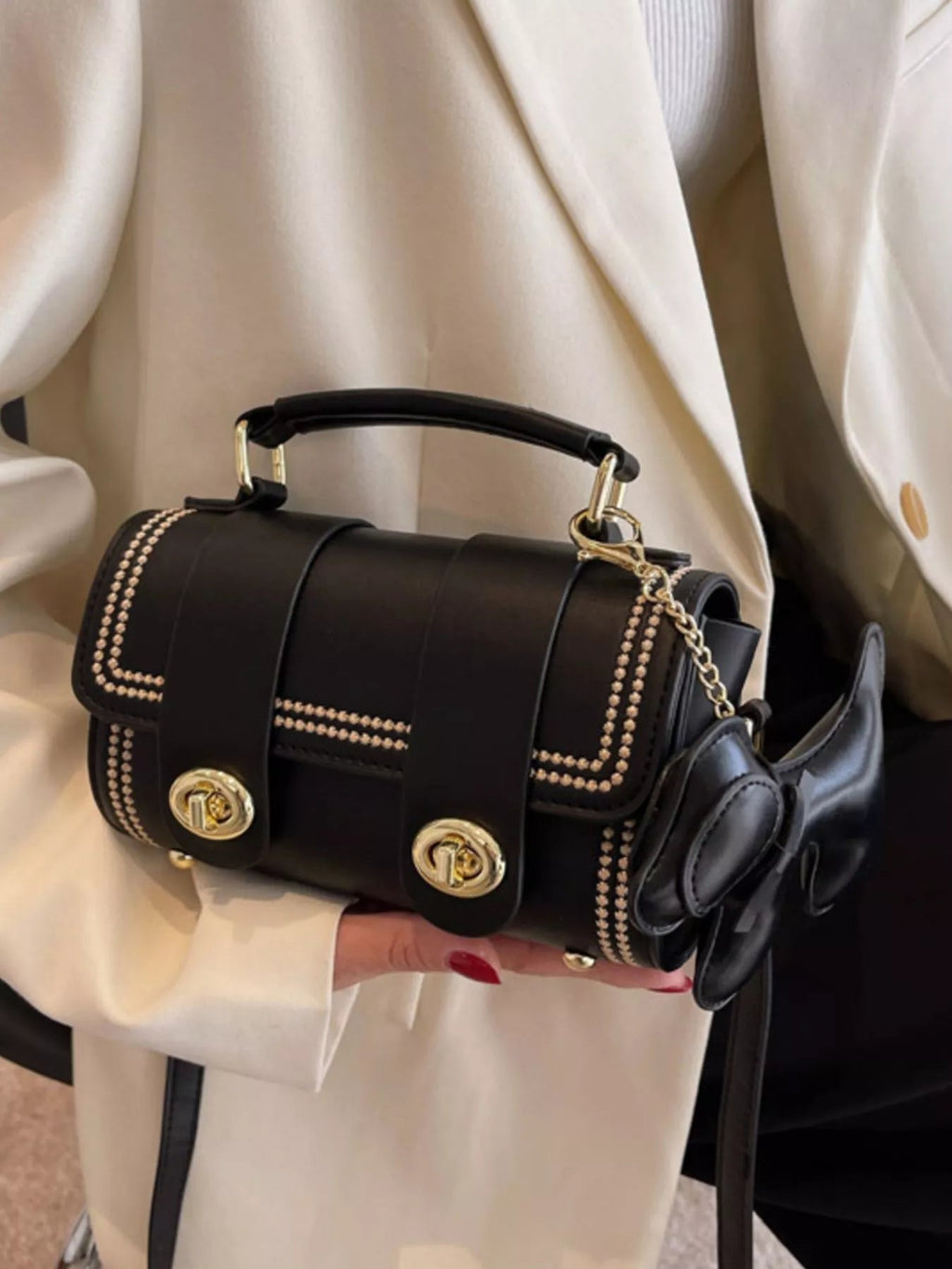 Mini Leather Crossbody Bag - Stylish & Charming Handbag