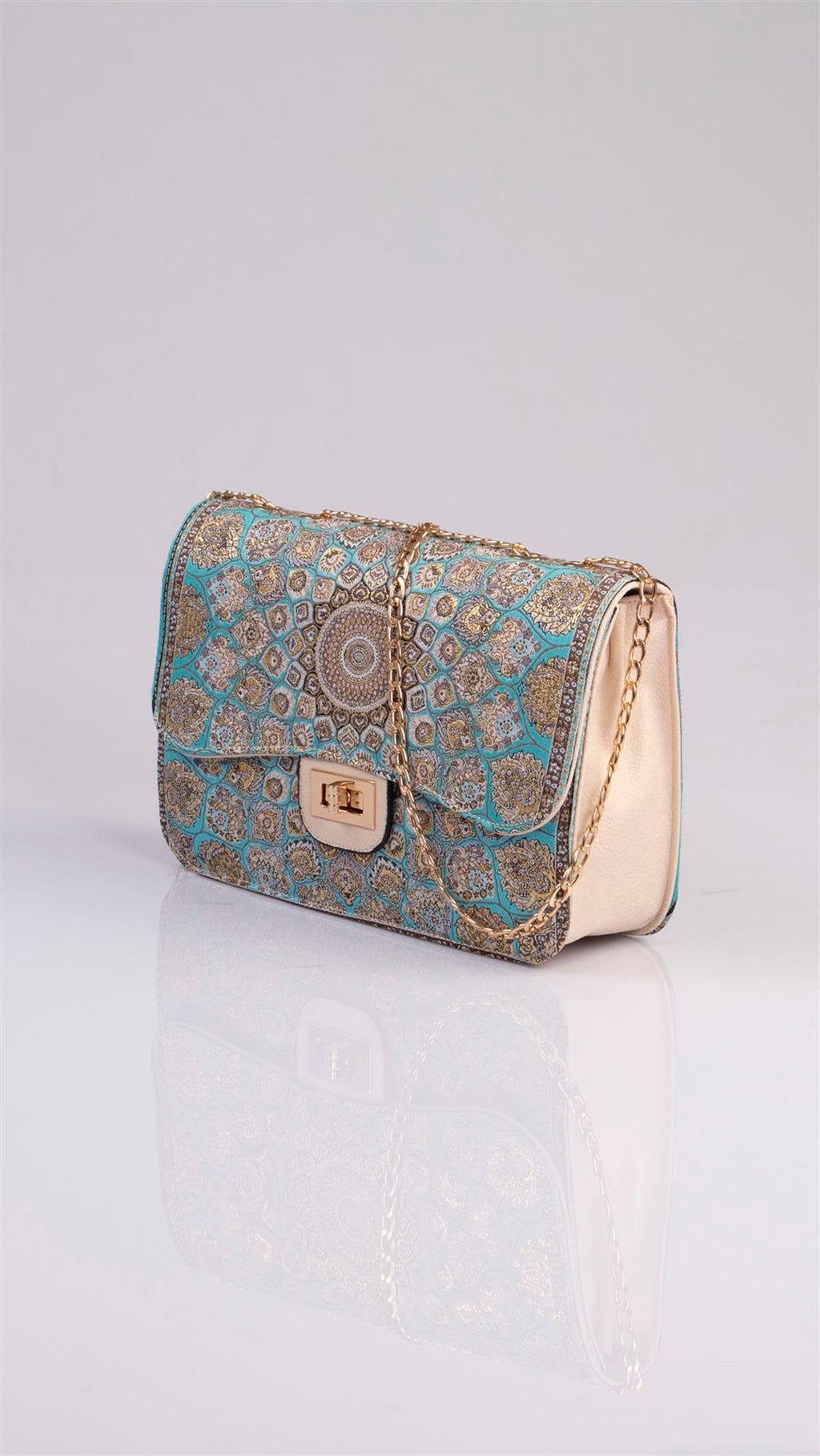 Handmade Oriental Multicolor Elegant Handbag