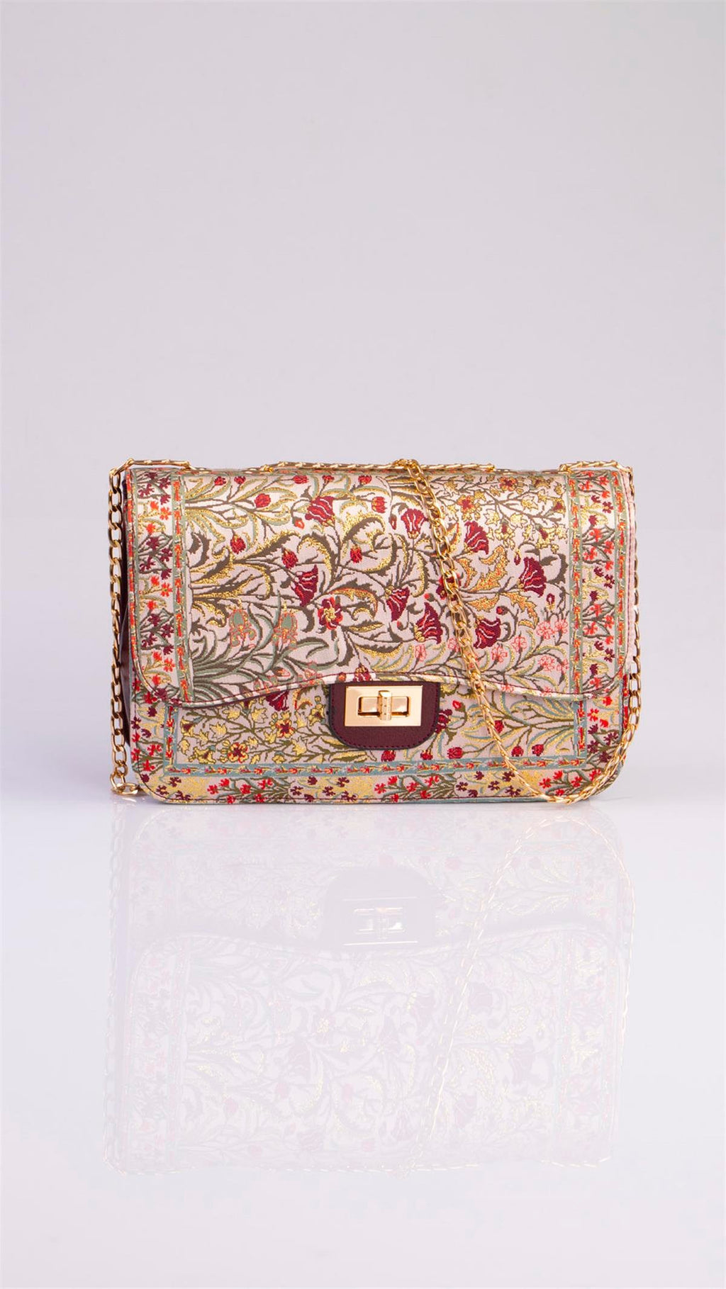 Handmade Oriental Multicolor Elegant Handbag