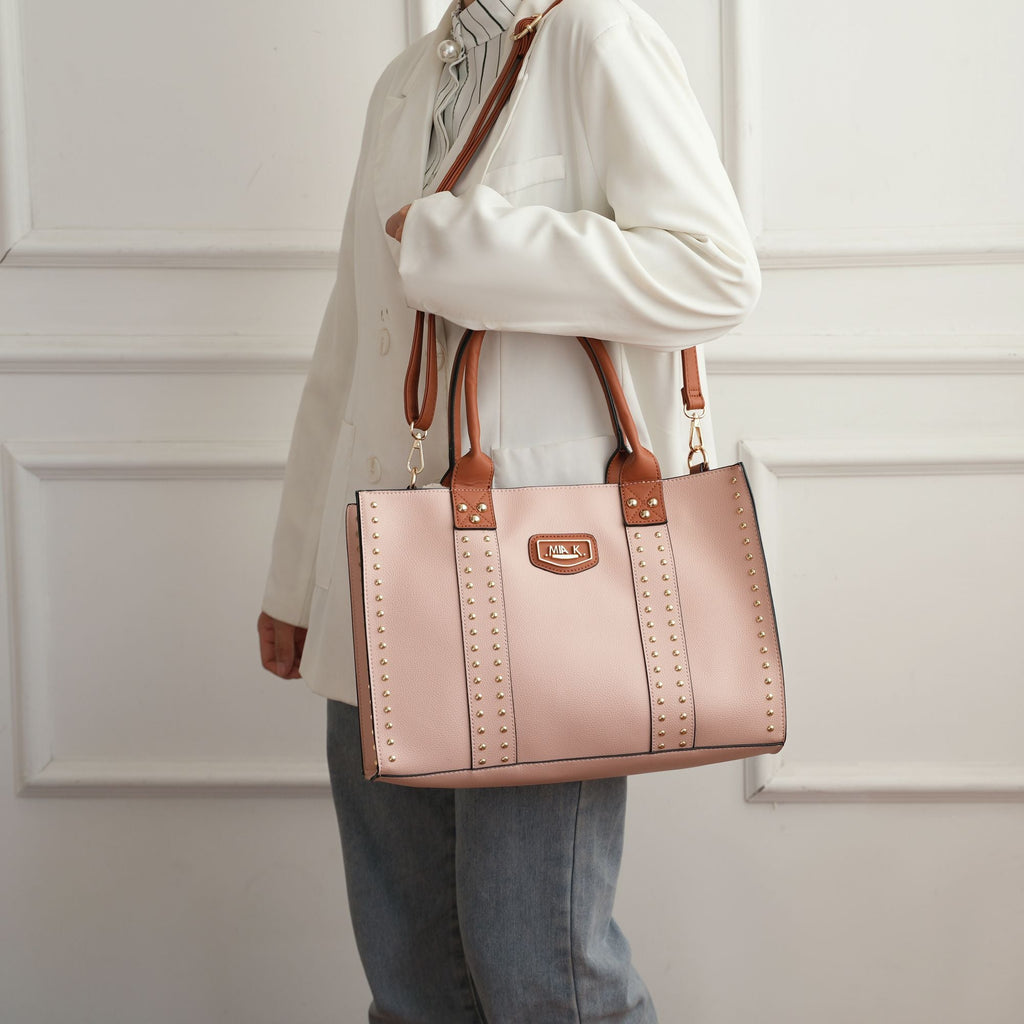 MKF Collection Davina Tote Handbag with wallet Vegan Leather Crossover