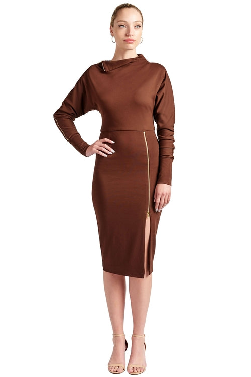 Josefa Asymmetric Midi Dress